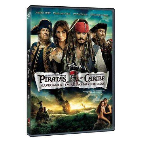 DVD Piratas do Caribe 4 - Navegando em Águas Misteriosas