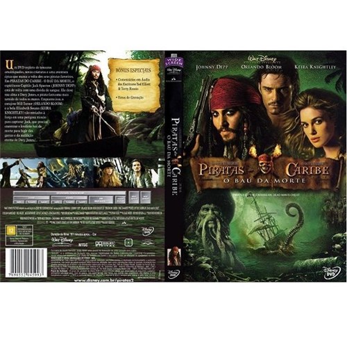 Dvd Piratas do Caribe 2 o Bau da Morte Usado
