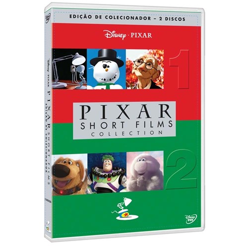 Dvd - Pixar Short Films Collection Vol. 1 e 2