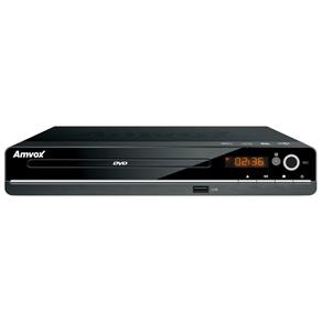 DVD Player Amvox AMD 300K com Karaokê, Entrada USB e Ripping