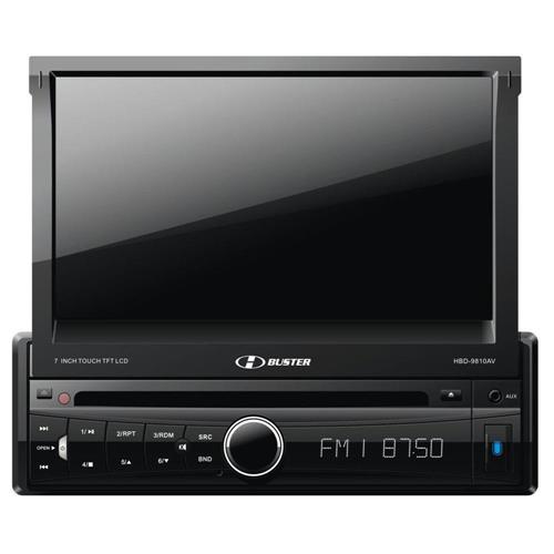 DVD Player Automotivo HBD-9810AV HBuster com Tela Touch Retrátil de 7”, Rádio AM/FM, Entrada Câmera de Ré, Entrada USB e Auxiliar + Controle Remoto