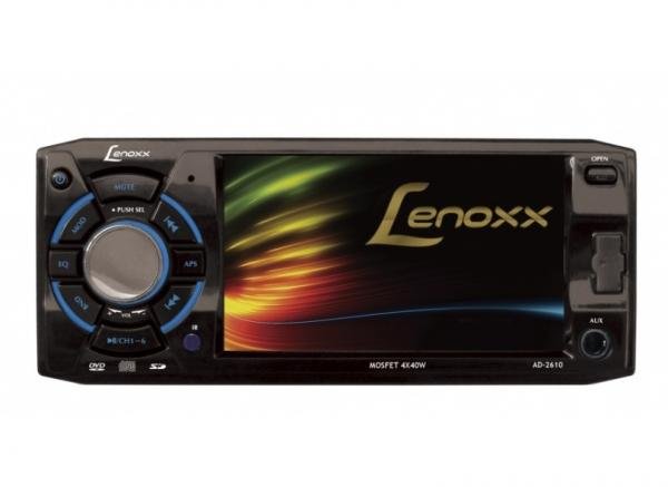 DVD Player Automotivo Lenoxx AD 2610 Tela 4.3 com Rádio FM e Entradas USB e SD