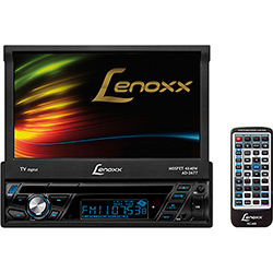 DVD Player Automotivo Lenoxx AD 2677 Tela 7" - TV Digital, Entradas USB, SD, AUX e P/câmera de Ré