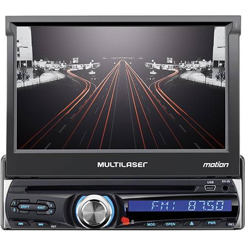 DVD Player Automotivo Multilaser P3238 com GPS, Tv Digital, Bluetooth, Aux. Mini Usb