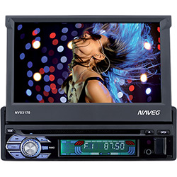 DVD Player Automotivo Naveg NVS 3170 com Tela LCD 7 USB