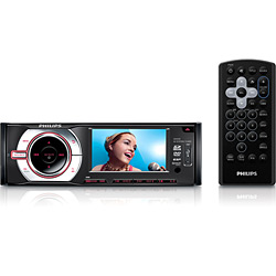 DVD Player Automotivo Philips CED229X Tela 3''- Rádio AM/FM, Entradas USB, SD, AUX