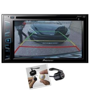 Dvd Player Automotivo Pioneer Avh-278bt + Camera de Ré Bluetooth Touch Screen 2din