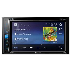 DVD Player Automotivo Pioneer AVH A208BT com Conexão Bluetooth, Tela 6,2” Widescreen, Rádio FM e Entrada USB