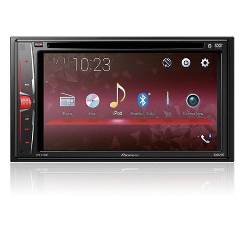 Dvd Player Automotivo Pioneer Avh-A218bt 2 Din Tela Touch 6,2 Usb Bluetooth e Controle Remoto