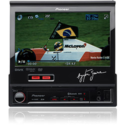 DVD Player Automotivo Pioneer AVH-P6380BT Tela 7" - Bluetooth, Entradas USB, SD, AUX e P/câmera de Ré