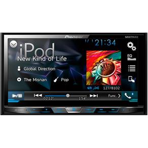 DVD Player Automotivo Pioneer AVH-X5780TV Tela 7" com TV Digital USB Entrada Auxiliar Bluetooth
