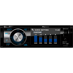 DVD Player Automotivo Pioneer DVH-8780AVBT Tela 3,5" USB Entrada Auxiliar Bluetooth