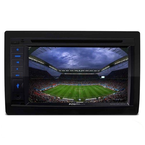 DVD Player Automotivo Positron, 6.2", Bluetooth, Entrada Auxiliar, USB SP8730DTV