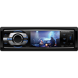DVD Player Automotivo Positron SP4300AV Tela 3" - Rádio AM/FM, 1 Par de Saídas RCA, Entradas USB, AUX e P/câmera de Ré