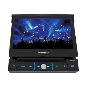 Dvd Player Automotivo Positron SP6330BT Retrátil Tela 7`` DVD/Bluetooth/USB/SD/AUX/FM/Espelhamento