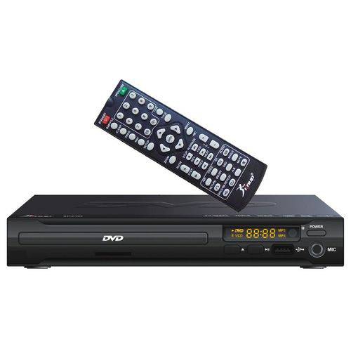 DVD Player com Entrada USB + Karaoke + Controle - Kp-d103 Knup