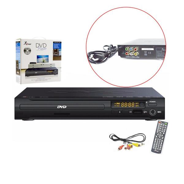 DVD Player com Entrada USB Mais Controle KP-D103 - Knup