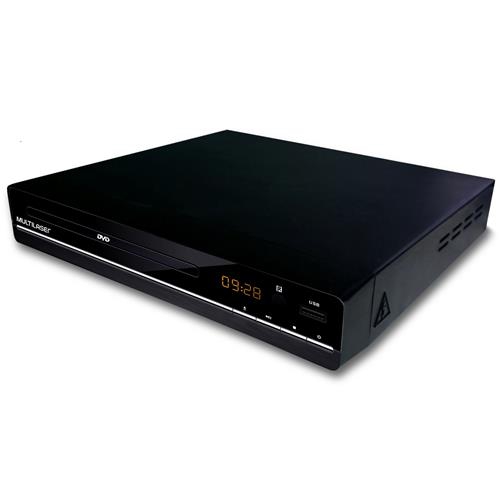 Dvd Player com Saída Rca 2.0 Canais - Sp252 - Multilaser - Função Ripping