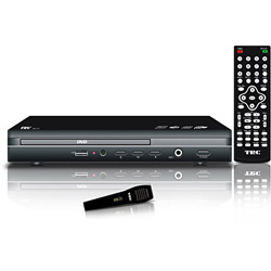 DVD Player Compacto C/ Porta USB, Microfone, Áudio Ripping e Karaoke (DVD170 ) - TRC