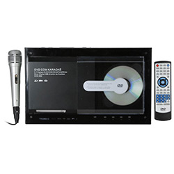 DVD Player de Parede com Karaokê/ USB/ Leitor de Cartão DVD 500 - Delta Max