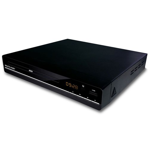 DVD Player 3 em 1 Multimídia USB Multilaser Preto - SP252 SP252