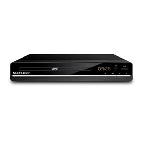 DVD Player 3 em 1 Multimídia USB Multilaser Preto - SP252