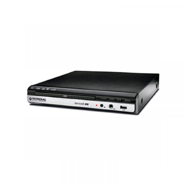 DVD Player Karaoke Mondial Entrada USB Função Ripping Copy - D-15