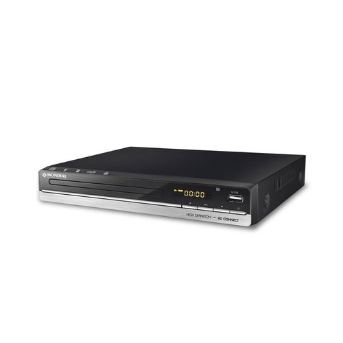 DVD Player Mondial D-18 com Entrada USB Cabo HD Connect e Função Karaokê Bivolt
