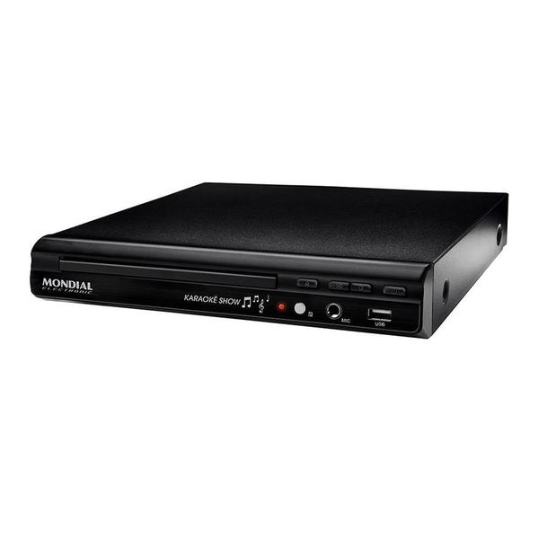 DVD Player Mondial Karaokê Ripping USB MP3 D-20