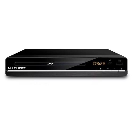Dvd Player Multilaser 3 em 1 Multimídia Usb Preto - Sp252