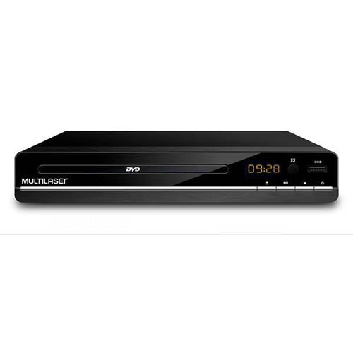 Dvd Player Multilaser Sp252 3 em 1 Multimídia Usb Preto
