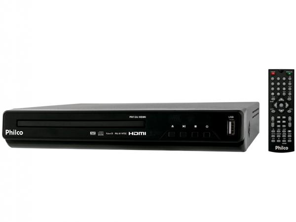 DVD Player Philco PH136 Conexão USB - Conexão HDMI