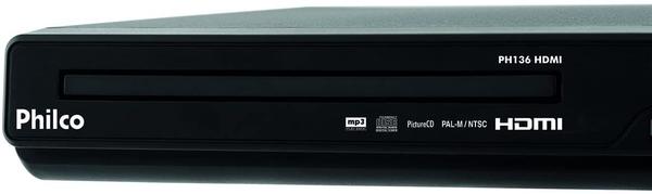 DVD Player Philco PH136, USB, HDMI, MP3