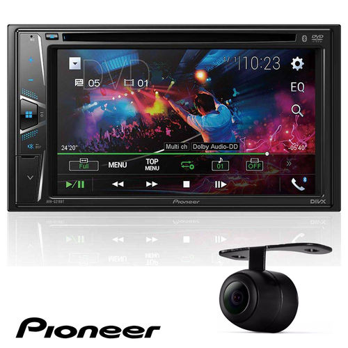 Tudo sobre 'DVD Player Pioneer AVH-G218BT 2 Din Tela 6.2" Entrada USB e Bluetooth + Câmera de Ré'