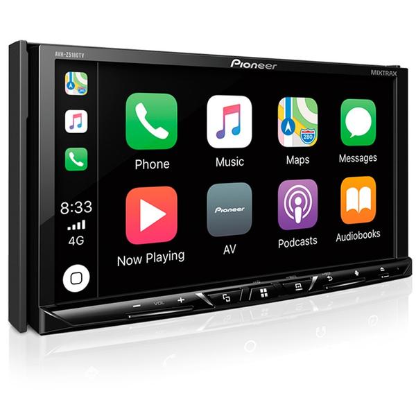 DVD Player Pioneer AVH Z5180TV 7 Polegadas USB Bluetooth TV Digital Apple CarPlay Android Auto