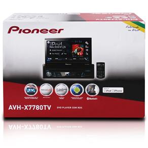 Dvd Player Pioneer Retratil Tela 7 Pol Avh-x7780tv Bluetooth Tv