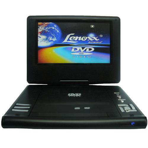 DVD Player Portátil com Tela de 7" - Lenoxx
