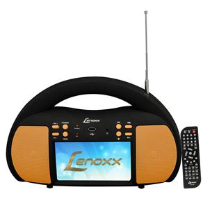 DVD Player Portátil Lenoxx DT-525 com Tela de 7”, TV Digital, Rádio FM e Entrada USB com Função Ripping – 5,5 W