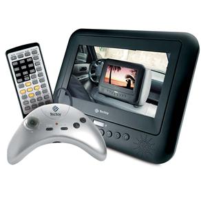 DVD Player Portátil TecToy DVT-T6001 com Tela LED 7", Entrada USB e Joystick