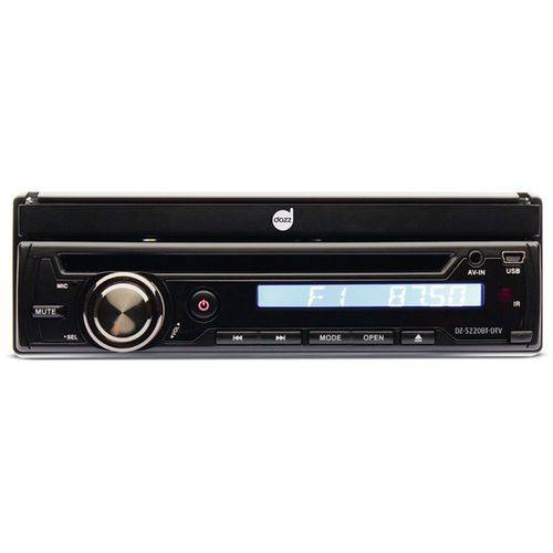 Dvd Player Retrátil Automotivo Dz-5215bt Dazz Mp3 7 Pol Usb Bluetooth Cd Sd Card Rádio Aux