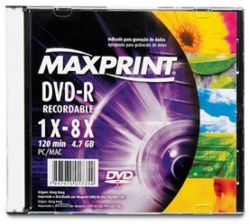 DVD-R 4.7 Gb 16x Slim - Maxprint - 1