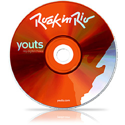 DVD-R Youts 8x Colorful Laranja - Rock In Rio - Microservice