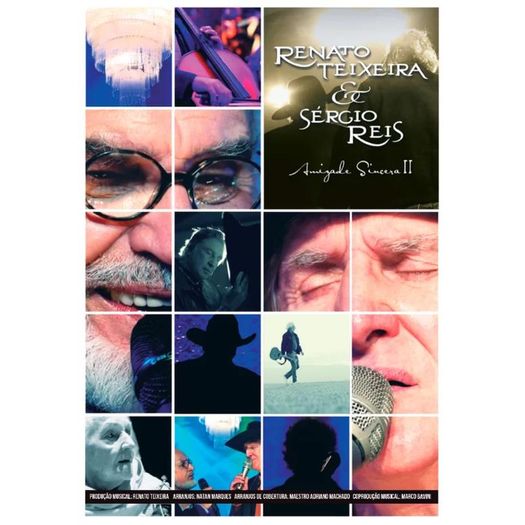 DVD Renato Teixeira & Sérgio Reis - Amizade Sincera Ii
