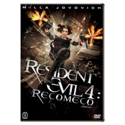 DVD Resident Evil 4: Recomeço - Milla Jovovich, Ali Larter