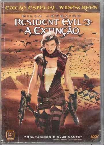 Dvd Resident Evil 3 a Extinção