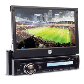 DVD Retrátil 7" com TV DIGITAL Bluetooth, Entradas USB, SD Card e Auxiliar