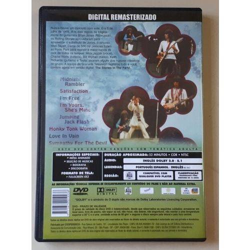 Dvd Rolling Stones - The Stones In The Park