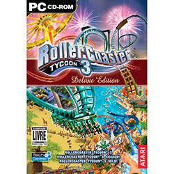 DVD Rom Rollercoaster Tycoon 3: Deluxe Edition - PC