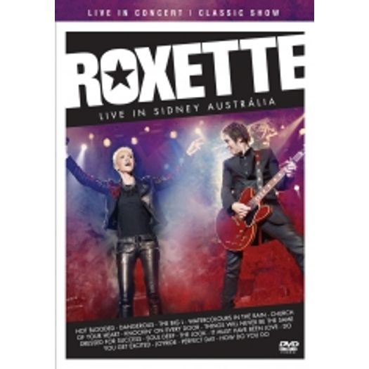DVD Roxette - Live In Sidney Austrália