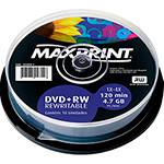 DVD-RW Maxprint 4.7 GB/120Min 4X (Pino C/10)